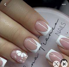 Ideas Para Uñas Cortas, Nails Frances, Gold Glittery Nails, Wow Nails, Romantic Nails, Simple Gel Nails