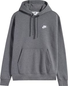 Nike Sportswear Club Hoodie | Nordstrom Nike Hoodies Gray, Nike Hoodies, Grey Nike Hoodie, Black Nike Hoodie, Clothes To Buy, Unrealistic Wishlist, Burr Basket, Nike Clothes