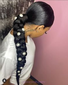 Latest Braids Hairstyles, Latest Braids, Pony Hairstyle, Salon Hairstyles, Pretty Ponytails, Ponytail Braid, Braid Ponytail