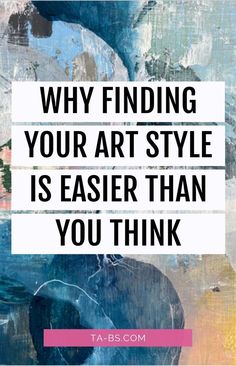 an elephant with the words, why finding your art style is easier than you think