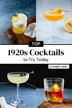 the top 20 cocktails to try today