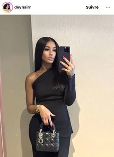 Interview Attire, Classy Gowns, Vintage Black Glamour, Black Love Couples, Dope Hairstyles, April 13, Black Tie Event, All Black Outfit, Lookbook Outfits