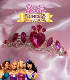 the barbie princess tiara is on display