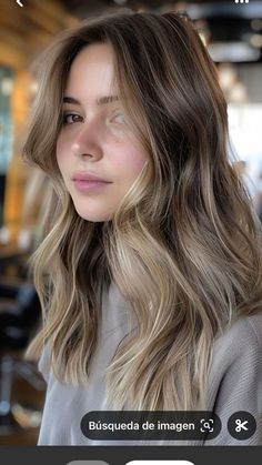 Minimal Money Piece Hair, Blonde To Brown Hair Transition, Light Brown Hair With Cool Highlights, Dark Blonde Mid Length Hair, Brown Hair With Blonde Babylights, Rambut Brunette, Bronde Balayage