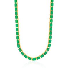 AVERAGE DIAMOND CLARITY SI1-SI2 AND COLOR H-I Beautiful Necklace in 18k Yellow Gold / Zambian Emerald Gemstone Necklace / 18k Gold Necklace Jewelry / Green Emerald Necklace For Women Details :-  Stone :- Emerald Stone Shape :- Octagon  Gemstone Treatment :- Natural Making :- Handmade  Item Code:- SEN-5124 Gross Weight :- 22.01 gm approx 18k Gold Weight :- 17.43 gm approx Emerald Weight :- 22.90 ct. approx Necklace Length :- 14 inches Approx +2 Inches Adjustable (We can make Necklace size as per Green Emerald Necklace, Gold Dainty Necklace, Handmade Gold Necklace, Diamond Earrings Design, 18k Gold Necklace, Zambian Emerald, Dainty Gold Necklace, Gold Jewelry Necklace, Emerald Necklace