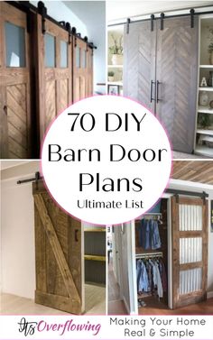 the ultimate diy barn door plans for your home