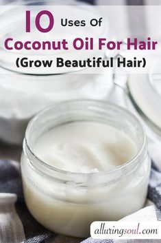 coconut oil for hair How To Use Coconut Oil For Hair, Uses Of Coconut Oil, Coconut Oil For Hair, Coconut Oil Mask, Coconut Oil Face Mask, Coconut Oil Beauty, Best Coconut Oil, Thick Hair Remedies, Diy Coconut Oil