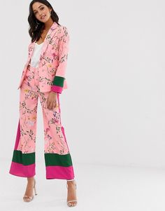 Color Block Pants, Buy My Clothes, Colorblock Pants, Pant Trends, Popsugar Fashion, Pink Blazer, Mom Style, Pop Fashion, Online Retail