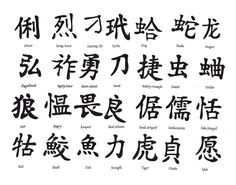 the chinese characters are written in different languages