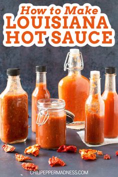 how to make hot sauce in glass bottles