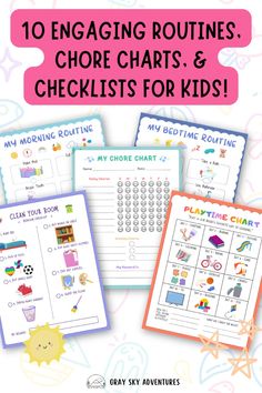 Make chores fun and engaging for your little ones with the Engaging Chore Chart for Kids with Pictures! These ten pages of vibrant and interactive charts and checklists are designed to encourage responsibility and independence in children while helping parents keep track of daily tasks. Featuring visual schedules with colorful images that represent various chores, these charts and checklists make it easy for kids to understand what they need to do, boosting their confidence and motivation.

Note: This is a digital download, and you will not receive anything in the mail. You can download the PDF instantly in your Etsy orders section. This is for personal use only and you cannot redistribute. Picture Chore Chart, Chore Chart Pictures, Cleaning Chart, Chore Chart For Kids, Chore Chart Template, Interactive Charts, Visual Schedules, Chart For Kids, Daily Checklist