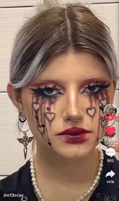 Spider Makeup, Halloween Makeup Pretty, Swag Makeup, Alternative Makeup, Valentines Makeup, Dope Makeup, Eye Makeup Designs, Edgy Makeup