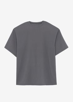 Color: Charcoal Lightweight technical fabric Boxy oversized fit Crew neckline Short sleeves Drop shoulders Rib knit hem Unlined 97% Polyester 3% Elastane Dry Clean By The Frankie Shop. Imported Boxy Fit Cotton T-shirt, Boxy Drop Shoulder Cotton T-shirt, Gray Boxy Cotton T-shirt, Boxy Fit Washed Black Cotton T-shirt, Washed Black Boxy Cotton T-shirt, Drop Shoulder, Rib Knit, Short Sleeves, Knitting