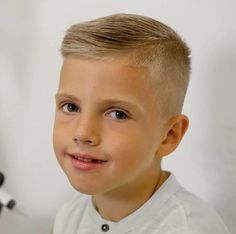 Top Trendy Short Haircuts for Boys in 2024: Stylish and Practical Options Short Haircuts For Boys, Kids Fade Haircut, Trending Boys Haircuts, Lil Mister, Short Taper Haircut, Crew Cut Hair, Boys Hairstyle