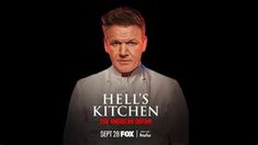 the poster for hell's kitchen shows an image of a man in grey jacket