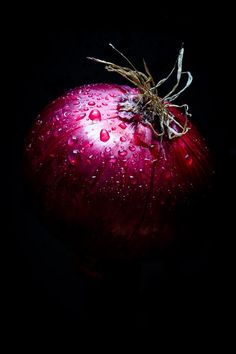 Red Onion Onion Image, Onion Photography, Mediterranean Lentil Salad, Vegetable Photography, Simple Vegan Recipes, Shell Pasta Recipes, Lentil Salad Recipes, Food Art Photography