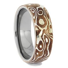 Unique Mokume Gane Wedding Band Mokume Gane Ring, Patina Copper, Unique Wedding Band, Mokume Gane, Copper Patina, Unique Wedding Bands, Band Jewelry, Shop Jewelry, Unique Wedding