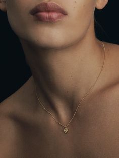 The Silph Necklace in 18k gold vermeil with lab diamond. Shop small necklace with heart shaped pendants. Necklace With Heart, Small Necklace, Diamond Guide, Vermeil Jewelry, Heart Shape Pendant, Diamond Shop, Small Heart, Engagement Ring Wedding Band, Eternal Love