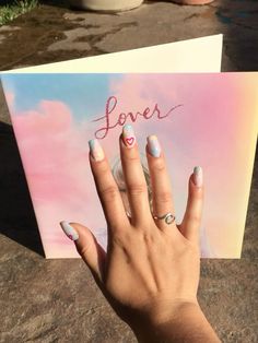 Lover Inspired Nails, Inspired Nails, Fire Nails, Taylor Alison Swift, Cute Nails, Nail Inspo, Taylor Swift