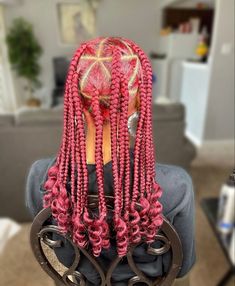 Braided Hairstyles With Curly Ends, Red Braided Hairstyles, Hairstyles For Elementary School, Braids Women, Coi Leray, Kids Braids, Hair Magic, Brazilian Blowout