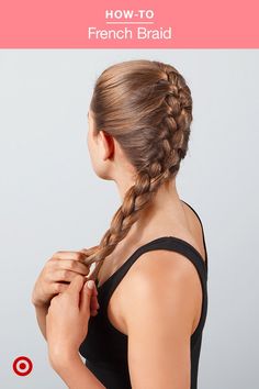 French Braiding, How To French Braid, Creative Hair, Braided Hair, Braiding Hair, French Braid, Hair Today, Great Hair