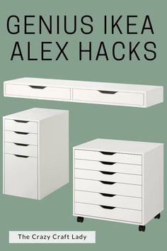 the crazy craft lady's guide to genius ikea alex hacks, book cover