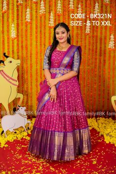 Pattu Long Frocks For Women Latest, Pattu Long Frocks For Women, Ladies Frock Design, Long Frocks For Women, Lehenga Silk, Functional Dress, Long Frocks Designs, Party Wear Long Gowns