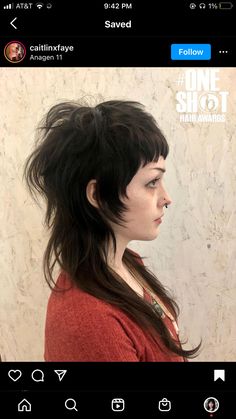 Mullet Haircut Long, Female Haircut, Hair Mullet, Goth Hair, Hair Inspiration Short, Shot Hair Styles