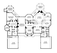 this is the floor plan for these luxury home plans, which include two master suites and three