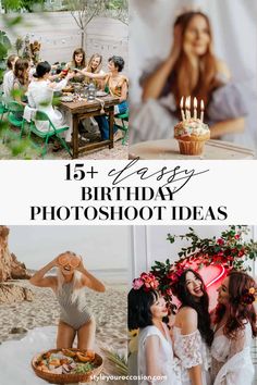 birthday photoshop ideas for girls and boys with the words, happy birthday photoshop ideas