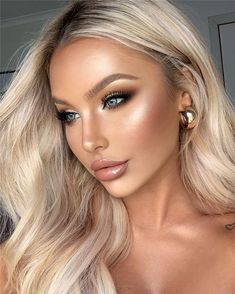 Ball Makeup, Make Up Gold, Wedding Hairstyles And Makeup, Mekap Mata, Glam Wedding Makeup, Color Rubio, Prom Makeup Looks, Formal Makeup, Wedding Day Makeup