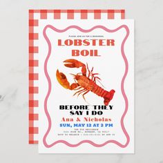 the lobster boil party is going on