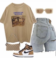 เสื้อผ้า Kylie Jenner, Tomboy Style Outfits, Chill Outfits, Cute Swag Outfits, Swaggy Outfits, Mode Inspo, Baddie Outfits Casual, Cute Simple Outfits, Teenage Fashion Outfits