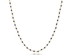 This delicate necklace features either white pearls or lapis. Simple and stunning, this necklace makes a great minimalist piece and is ideal for layering with other chains or necklaces. 16" in length Available in either white fresh water pearls or lapis Elegant Blue Delicate Chain Necklace, Dainty Blue Necklace With Satellite Chain, Dainty Blue Necklaces With Satellite Chain, Elegant Blue Necklace With Satellite Chain, Elegant Lapis Lazuli Necklace With Adjustable Chain, Minimalist Blue Beaded Chain Necklaces, Minimalist Blue Beaded Chain Necklace, Pearl Chain Necklace, Fresh Water Pearls