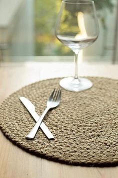 Hand braided, (15 inches diameter) multipurpose natural textured placemats made of strong and sustainable Jute/Burlap. Natural Color. Product details:- *  Natural Color jute table placemets *. Diameter      15 inch *. No of pieces 4 Great for decorating your home, for your dining room as placemats or heat mats, farmhouse decoration or hanging wall decoration. Perfect for special events , Thanksgiving, Christmas, bridal shower, baby shower, family dinner, dinner with your important guests, rustic style decor and more. We use premium 100% natural jute fibers to create unique and beautiful stylish placemats. Our placemats are hand woven in India and our inventory is in the US.  We offer Free US Shipping and 4 to 5 days delivery. CARE INSTRUCTIONS For cleaning and care, use a damp clean cloth Round Farmhouse Table, Jute Placemats, Natural Placemats, Kids Mess, Jute Mats, Rustic Style Decor, Round Glass Table, Hot Plates, Woven Placemats