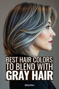 When those first silver strands appear, finding the right color to blend them can be tricky. If you're ready to embrace your grays while maintaining a polished look, this information is your color compass. Discover the best hair colors that seamlessly blend with gray, from subtle highlights to bold transformations.