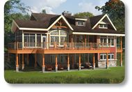 a large house sitting on top of a lush green field