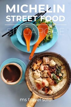 the cover of michel street food singapore by ms travel solo