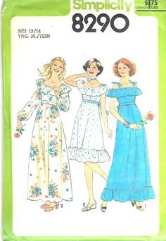 two women in dresses, one is wearing a flowered dress and the other has a floral