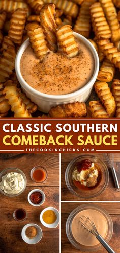 This classic Southern Comeback Sauce is creamy, tangy, savory, and delicious! Perfect to serve with chicken tenders, fries, veggies, and more! Quick, easy, and only 6 ingredients needed! A dipping sauce that will have everyone coming back for more! Come Back Sauce, Comeback Sauce Recipe, The Cookin Chicks, Comeback Sauce, Homemade Sauce Recipes, Dipping Sauces Recipes, Condiment Recipes, Sauce For Chicken, Classic Southern