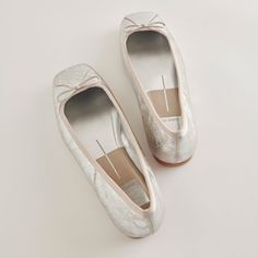 ANISA Ballet Flats Silver Distressed Leather | Designer Ballet Flats – Dolce Vita Elegant Leather Ballet Flats For Fall, Elegant Almond Toe Ballet Flats For Fall, Elegant Closed Toe Ballet Flats For Fall, Elegant Formal Ballet Flats With Bow, Chic Leather Ballet Flats For Wedding, Elegant Ballet Flats For Spring Formal Events, Elegant Ballet Flats For Formal Spring Occasions, Elegant Spring Ballet Flats With Bow, Elegant Low Heel Ballet Flats For Galas