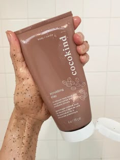 this exfoliating body scrub is easy to use and the perfect at home spa treatment. made with upcycled coffee grounds that would have otherwise gone to waste, this creamy clay scrub smooths, clarifies, and supports the microbiome, rinsing off with a silky feel. how to use: while showering, rub a quarter-sized amount of clay between your hands. massage in circular motions all over your body to slough away dead skin. rinse off residual polish. use up to 3x a week. optional: leave on for two minutes Glowy Skin Naturally, Coffee Body Scrub, Body Mask, Skin Radiance, Shower Routine, Body Care Routine, Body Skin Care Routine, Coffee Grounds, Body Products