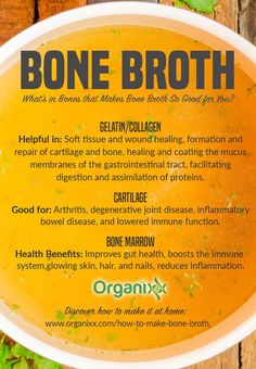 Collagen Broth Recipe, Gut Healing Bone Broth Recipe, Foods With Collagen In Them, Collagen Bone Broth Recipe, Ham Bone Broth, Beef Broth Recipes, Collagen Broth, Bone Broth Soup Recipes, Broth Benefits