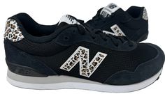 Elevate your casual and athletic look with these New Balance Women's 515 V3 Lace Up Retro Style Sneakers in Black/Leopard. The shoes feature a textile and suede upper, foam insole, and rubber outsole for comfort and performance. The cushioned midsole and heel provide extra support for walking, school, and casual activities. These sneakers are perfect for any season, whether it's winter, summer, fall, or spring. The lace-up closure ensures a secure fit, while the animal print pattern and logo accents add a touch of style. With medium shoe width and a low-top shoe shaft style, these New Balance sneakers are a great addition to any wardrobe. Size:6 ***These shoes are overstock items that were not sold in retail stores. They all may have very light dirt or scuffs from being handled and stored New Balance Animal Print, New Balance Cheetah Shoes, New Balance 327 Black Leopard, New Balance Leopard Sneakers, New Balance Breathable Lace-up Sneakers, Ebay Clothes, Grey New Balance, New Balance Style, Animal Print Pattern