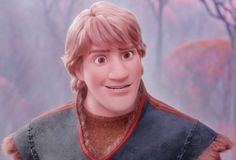 an image of a cartoon character in the movie frozen water with his eyes wide open