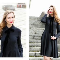 Your new dress. Merino Wool Dress, Wool Dress, Everyday Dresses, Collar Dress, Merino Wool, New Dress, Victorian Dress, Autumn Fashion, Collar