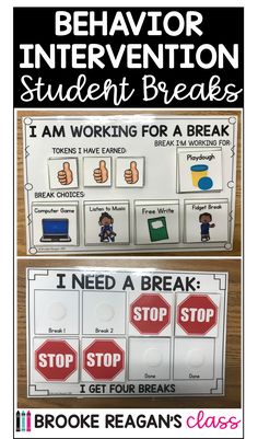 a poster with the words i am working for a break and stop