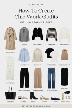 Capsule Wardrobe Work Professional Minimalist, Business Casual First Day Of Work, Business Casual Time Capsule, Work Outfit Ideas For Women Office Wear Simple, Work Outfits Women 30s, Work Week Outfits Business Casual, Minimalist Professional Outfits, Summer Business Casual Outfits For Women Work Attire, Work Capsule Wardrobe Business Casual