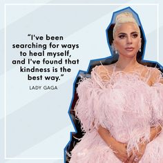 lady gaga quote about searching for ways to heal my self