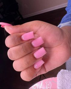 Acrylic Nails Short Square Pink, Shortie Valentine Nails, Cute Short Acrylic Nails Square Pink, Short Square Pink Acrylic Nails, Short Pink Nails Acrylic, Pink Nails Short Square, Short Square Pink Nails, Short Square Nails Pink, Pink Acrylic Nails Square